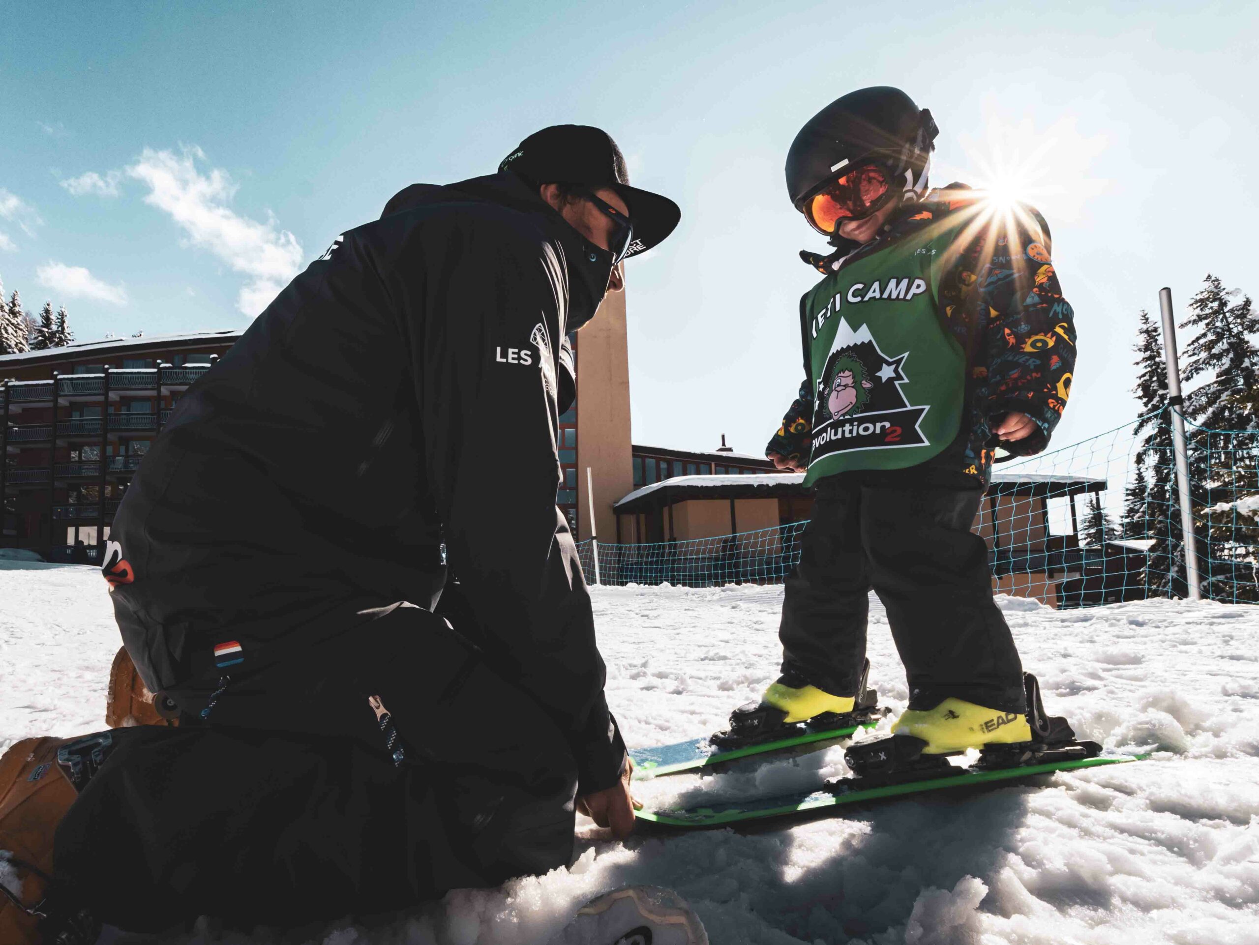 Private Ski lesson for 3 to 5 yearolds Arc Aventures